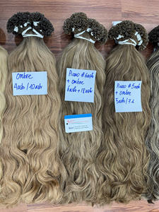 Extensiones de Cabello Humano Vietnamita Virgen con Punta de Queratina, Cutícula Alineada, Doble Trama, Alta Calidad - Product Image 2