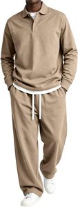 Conjunto Deportivo de Invierno para Hombre, Chaqueta y Pantalones de Forro Polar, Ropa Deportiva Térmica Premium para Entrenamiento al Aire Libre - Product Image 5