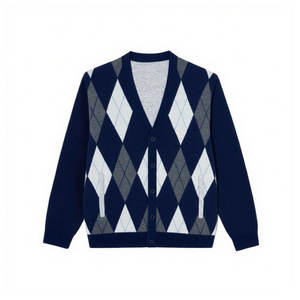 Pull cardigan unisexe en tricot, style personnalisé, marque privée, nouveau design, haute qualité, vente en gros - Product Image 6