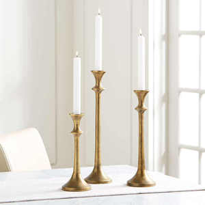 Ensemble de porte-bougies coniques en métal massif, support décoratif pour bougies pour la décoration de table de mariage - Product Image 3