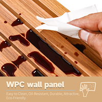 Panneaux muraux en WPC de haute qualité pour la décoration intérieure et extérieure, écologiques, faciles à installer pour les hôpitaux et les entrepôts