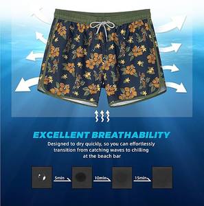 Shorts de course pour hommes, personnalisables pour équipes, professionnels, respirants, imprimés par transfert thermique, écologiques, extensibles dans les quatre sens, avec cordon de serrage - Product Image 3