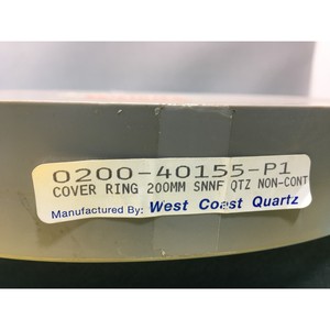 AMAT 0200-40155-P1 ANILLO DE CUBIERTA, 200MM SNNF CUARZO - Equipo y Piezas de Semiconductores de Confianza de Global Legacy - Product Image 3