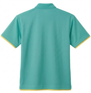 Custom <b>Men</b> Solid Color <b>Turquoise</b> Vintage 100% Cotton for <b>Shirt</b> Short Sleeve Breathable Quick Dry Golfwear Athletic Fit Office - Product Image 2