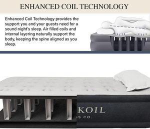 Twin Air Mattress with Built-in <b>High</b>-Speed Pump, Pillow <b>Top</b> Inflatable <b>Bed</b> - Product Image 4