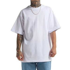 Camisetas Shaka Wear de Estilo Oversize con Hombros Caídos, Lisas, de 7.5 oz, para Streetwear, con Logotipo Serigrafiado, Blancas, Personalizables - Product Image 1