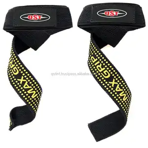 Deadlift Pull Up Support Lifting Straps Top Quality Custom Sports Weight Lifting Neoprene Padded OEM Logo Design
