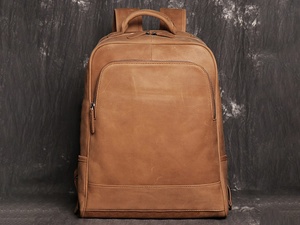 Premium Style Classic Look Durable Bags Outdoor Leather Laptop <b>Backpack</b> for Women Summer Layering Relaxed Leather <b>Backpack</b> Bag - Product Image 1