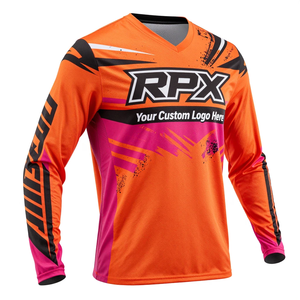 Service OEM, différentes couleurs, maillot de motocross le plus vendu, impression personnalisée, séchage rapide, anti-UV, manches longues, maillot de motocross - Product Image 3