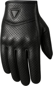Gants de moto vintage en cuir pour la course, gants de cyclisme d'hiver avec poignées pour la conduite de moto et la course à vélo - Product Image 5