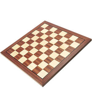 Jeu d'échecs en bois professionnel de 45 cm, grand format, avec plateau en placage de bois, conforme aux normes de compétition, pour jeux de table – Vente en gros à chaud - Product Image 1
