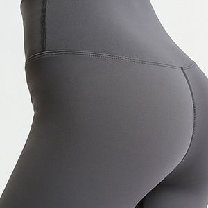 Ensemble de yoga 2 pièces pour femme : Crop top et leggings taille mi-haute, sans couture, en Spandex, couleur unie, dos nageur, sans manches, col rond, tenue de sport longue - Product Image 5