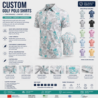 Fabricants de golf professionnels, échantillon gratuit, marque personnalisée, t-shirts de golf à séchage rapide, coupe athlétique, polo de golf premium pour hommes