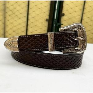 Ideas de Regalo de Cumpleaños para Hombre, Cinturones Formales de Cuero de Búfalo 100% Original con Hebilla de Latón, OEM ODM Personalizable - Product Image 3