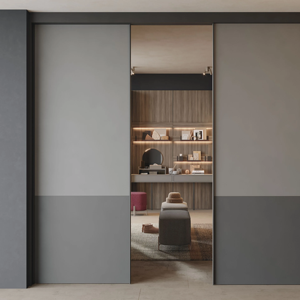 Armario Moderno Personalizado JY Project, Armario Abierto con Puerta Corredera, Muebles de Dormitorio de MDF, Conjunto de Armarios Modulares - Product Image 1