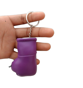 Gants de boxe miniatures légers en cuir PU avec logo personnalisé, pendentif suspendu, pochette d'entraînement, imprimé drapeaux du monde, gants de sport en gros - Product Image 5