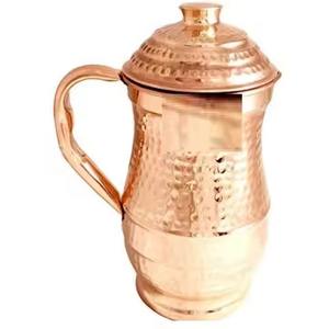 Durable Build Copper Drinking Vessel Suitable for Kitchen Dining <b>Table</b> Beverage Storage and Use - Product Image 1