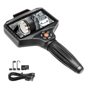 กล้องตรวจสอบแบบส่องกล้อง 8X ซูม 1080P HD เลนส์สามตัว หน้าจอ IPS 5 นิ้ว ไฟ LED 10 ดวง แสดงผลแบบแบ่งหน้าจอ 10 ช่อง สำหรับงานอุตสาหกรรม - Product Image 4