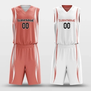 Uniformes de Baloncesto Unisex para Adultos de Alta Calidad, Servicio OEM, Logotipo Personalizado, Impresión por Transferencia de Calor, Antibacterianos, Secado Rápido - Product Image 2