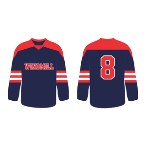 Camisetas de Hockey sobre Hielo Personalizadas para Hombre, Sublimadas, con Bordado, Uniformes de Hockey sobre Hielo para Equipos, Proveedor OEM, Entrega Rápida - Product Image 1