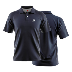 Polos Personalizados de Manga Corta Antiarrugas para Hombre con Logotipo Frontal, Polos de Alta Calidad para Entrenadores - Product Image 4
