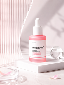 Siero Peptidico Rosa PDRN Medicube 30ml, Siero Viso Anti-Età per Tutti i Tipi di Pelle, Uso Diurno - Product Image 1