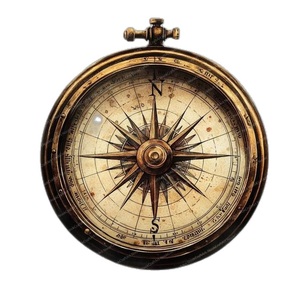 Imperial Brass Store <b>Antique</b> Brass <b>Compass</b> Vintage Nautical Decor Navigation Tool with Premium Leather Case - Product Image 4