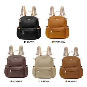 Fashion <b>Small</b> Nylon Back Pack <b>Purses</b> for Ladies Girls Boys Kids School Daypack With USB Port Cute Mini Backpack Bags <b>Women</b> - Product Image 3