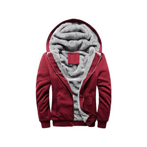 Blank Hoodies <b>Sweatshirt</b> Custom Logo Men's Pullover Plain Color Thermal <b>Full</b> <b>Zip</b> 100% Cotton Men's Hoodies basics cotton blended - Product Image 4