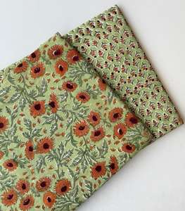 Tela 100% algodón estampada a mano para vestidos y ropa, venta al por mayor por yarda a precio de fábrica. - Product Image 4