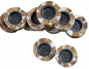 Brûleur d'encens miniature en résine et bois, design moderne et élégant, idéal pour le Ramadan, l'Aïd, les cadeaux festifs, tendance et personnalisable. - Product Image 3