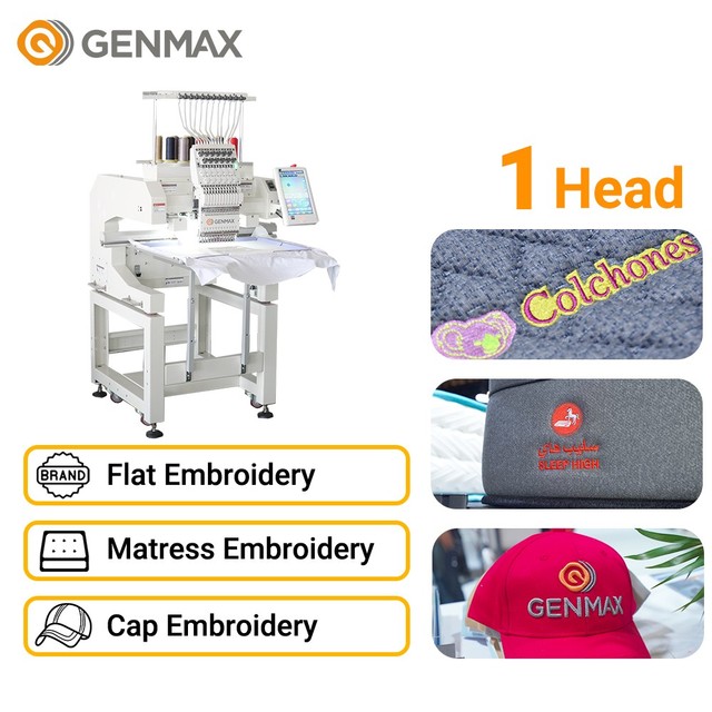 Factory Direct Single Head Embroidery Machine Computerized Automatic Multi Needle Commercial Servo Motor Embroidery Machine