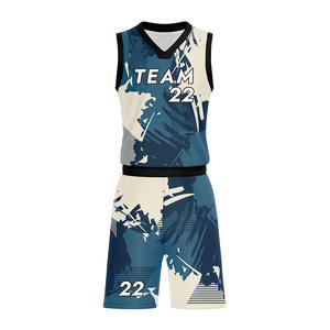 Ensemble de maillots de basket-ball sportifs, shorts sans manches teints unis, respirants, pour l'entraînement, design d'équipe personnalisé, vêtements pour hommes - Product Image 3