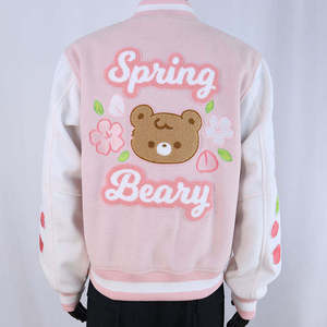 เสื้อแจ็คเก็ตวาร์ซิตี้แฟชั่นสไตล์เลตเตอร์แมน คุณภาพสูง สตรีทแวร์สำหรับผู้ชายและผู้หญิง คุณภาพส่งออก - Product Image 2