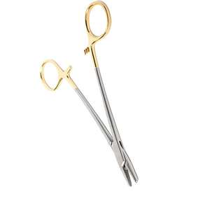 Nouvelle collection – Porte-aiguilles chirurgical Mayo Hegar à poignée dorée, produit très demandé, couleur personnalisable - Product Image 2