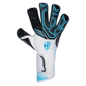 Gants de gardien de but de qualité supérieure, personnalisés, contact de la paume avant en latex, dos en latex haute mousse et enveloppe de pouce en silicone injecté - Product Image 2