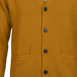 Customized Size Logo Embroidered <b>Knitted</b> Casual Button Eco-Friendly V-neck Long Sleeve Brown <b>White</b> Solid Sorority <b>Cardigans</b> - Product Image 6
