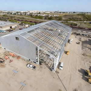 Structure en acier pour salle de sport de basketball, conception de bâtiment préfabriqué, stade préfabriqué - Product Image 4