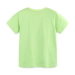 T-shirt à manches courtes pour garçons et filles, en coton, été, 100% coton tricoté, T-shirt imprimé à manches courtes pour garçons, compressé - Product Image 4