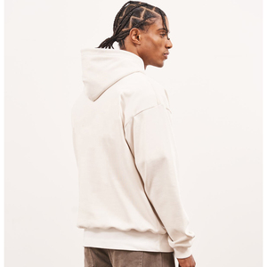 Sweat à capuche oversize coupe ample streetwear en molleton de coton épais French Terry à épaules tombantes, personnalisable avec logo, vente en gros - Product Image 6