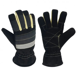 Gants de soudure en cuir de vachette résistant à la chaleur extrême, gants de sécurité industriels robustes avec coutures en fil de Kevlar, gants de lutte contre les incendies - Product Image 1