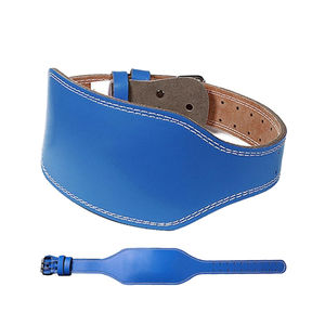 Protection professionnelle de haute qualité avec logo personnalisé, respectueuse de l'environnement, pour l'entraînement physique, en cuir de vachette PVC pour hommes et femmes, pour la musculation - Product Image 1