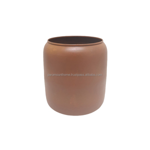 Jarrón Decorativo de Flores, Color Dorado Antiguo, Estilo Clásico, Jarrón de Metal para Mesa y Decoración del Hogar - Product Image 4
