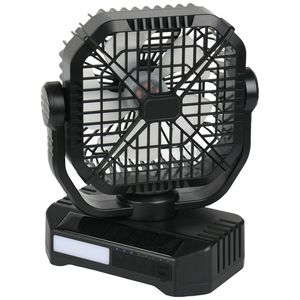 Lanterna LED Portatile da 8 Pollici 7W con Pannello Solare e Ventilatore 10400mAh per Campeggio, Luce Ricaricabile a Batteria per Uso Esterno - Product Image 6