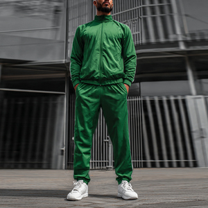 Traje Deportivo con Cuello Alto, Transpirable, Ligero, de Poliéster, para Hombre, Talla Grande - Product Image 4
