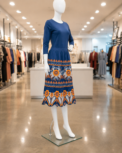 Women's Elegant Polynesian Micronesia Embroidery Breathable Knee-Length 100% Polyester Skirt Fashion Wrap Beach Adults Youth - Product Image 2