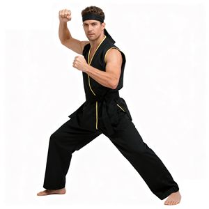 Kimono de karaté en coton premium, léger, respirant, résistant, design traditionnel, pour hommes et femmes. - Product Image 4