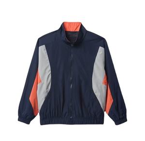 Vestes de sport coupe-vent pour hommes coupe-vent imperméable avec doublure en polyester et broderie en blocs de couleurs pour la randonnée et la course - Product Image 5