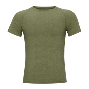 T-shirt en toile de coton rouge à manches courtes pour homme, avec poche poitrine, coupe ample, style décontracté, col rond, couleur unie, tissé, respirant, style hip-hop - Product Image 3