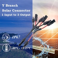 Connecteurs de panneaux solaires étanches en PC rouge/noir, à conducteur unique, 1000V-1500V, 30A-50A, mâle/femelle, étamés